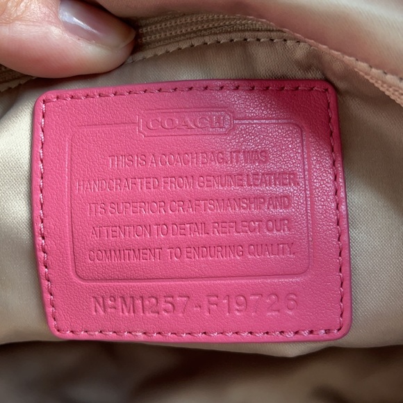 Pink Coach Purse - Picture 8 of 11